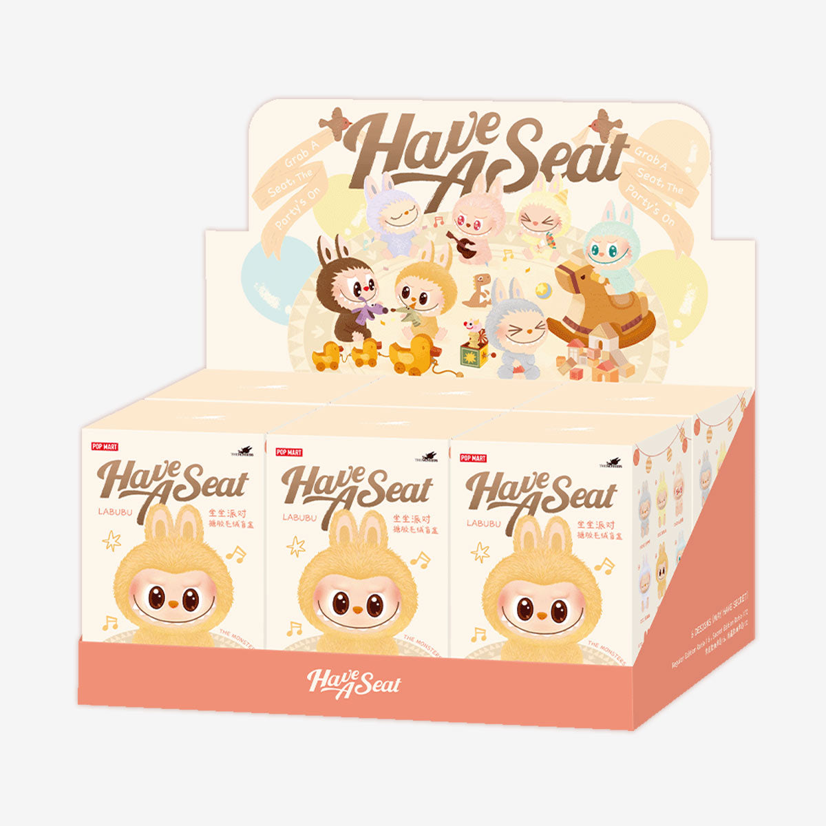 THE MONSTERS - Have a Seat One Full Set 6 Blind Box
