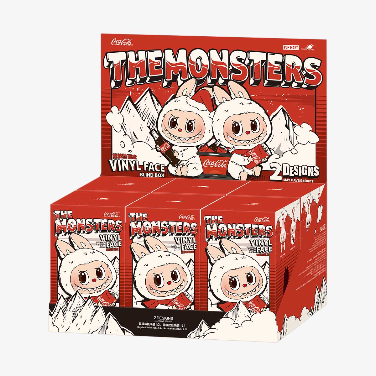 THE MONSTERS COCA-COLA SERIES Full Set 6 Blind Box