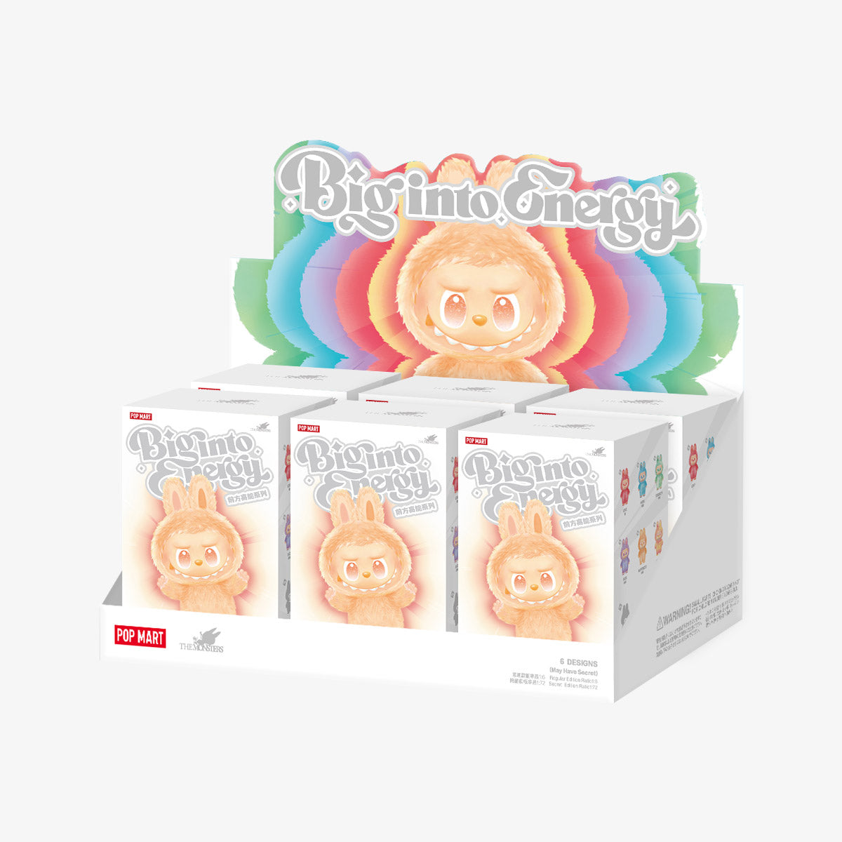 LABUBU THE MONSTERS Big into Energy Full Set 6 Blind Box